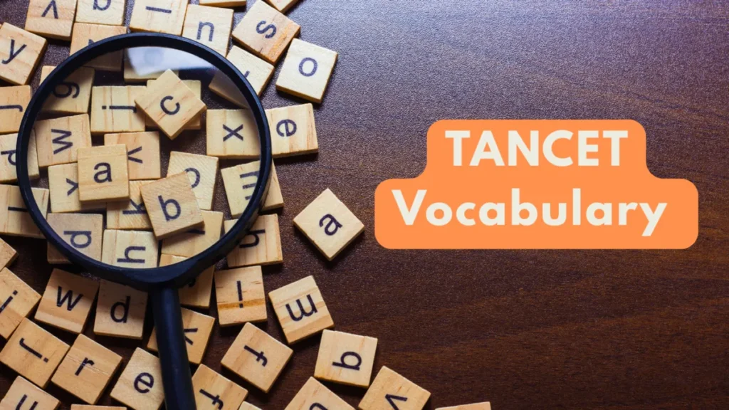 TANCET MBA 2026 Vocabulary